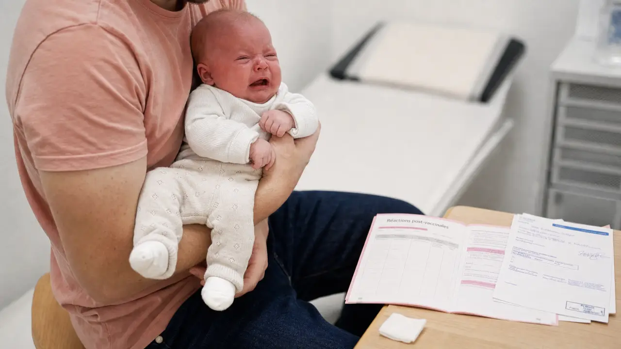 Bébé pleure beaucoup après vaccin à 2 mois, réactions post-vaccinales