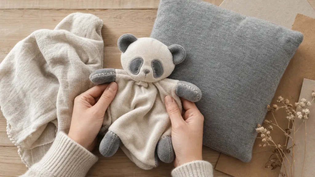 Doudou anti stress en peluche douce pour apaiser