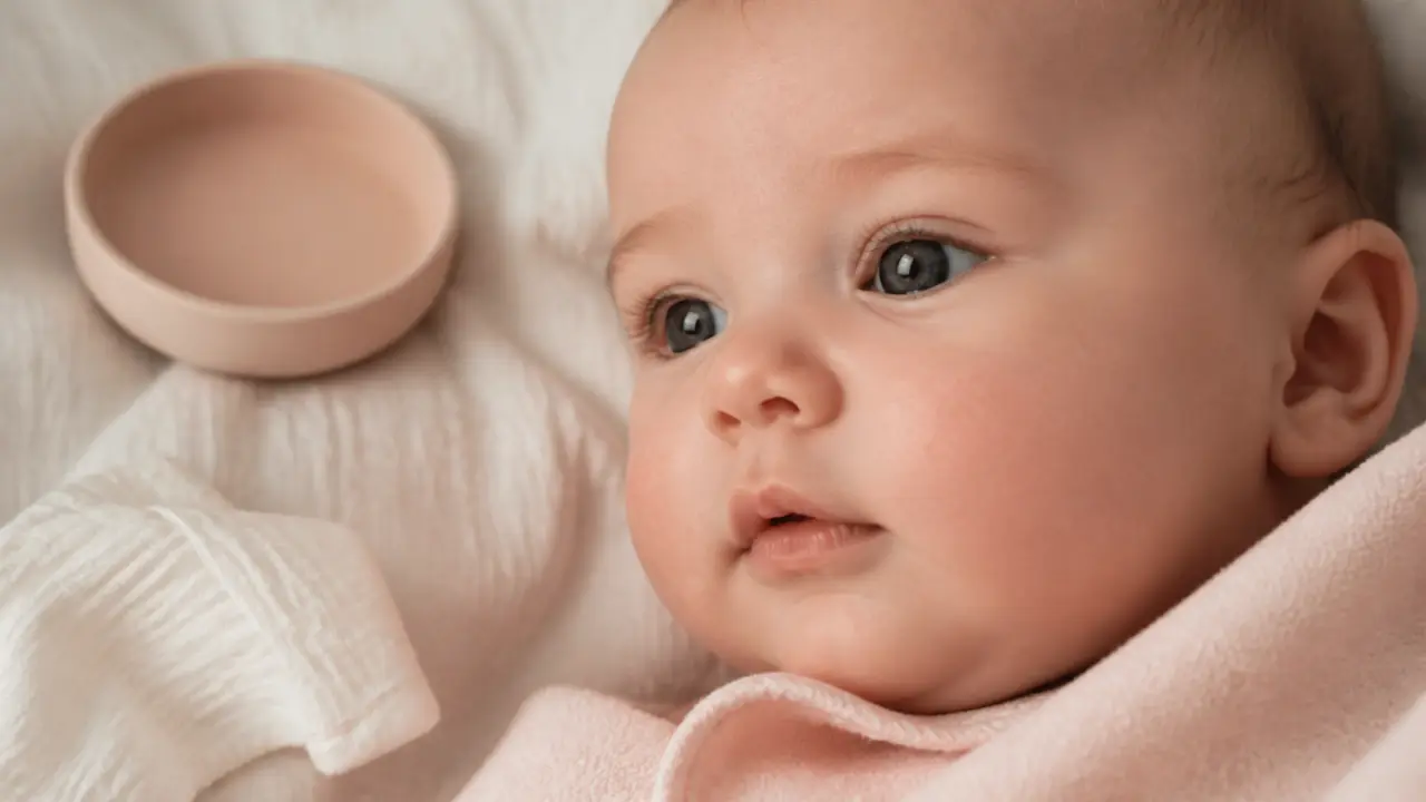 Bouton visage bebe : acné ou milium, peau de bébé