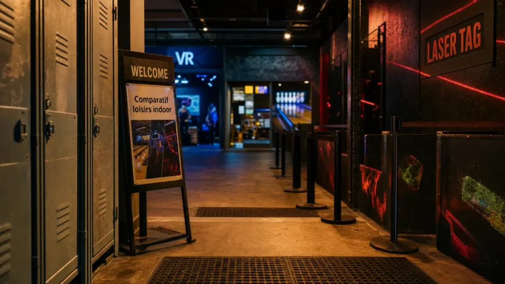 Espace de jeux indoor : laser game, VR et bowling