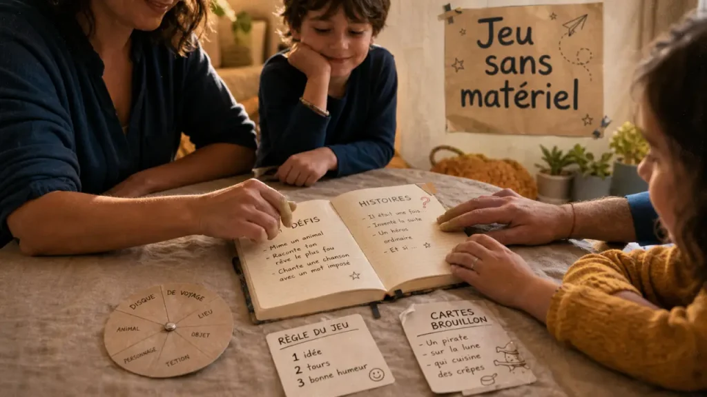 12 jeux en famille sans matériel pour la maison, la voiture, l’apéro et les vacances