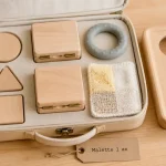 Malette montessori 1 an pour motricité fine et autonomie à 12 mois