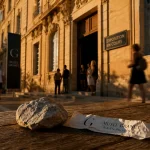 Musée Aix en Provence : façade du Musée Granet et exposition en cours