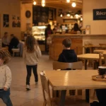 Recre cafe à Auch : enfants près d’une aire de jeux intérieure