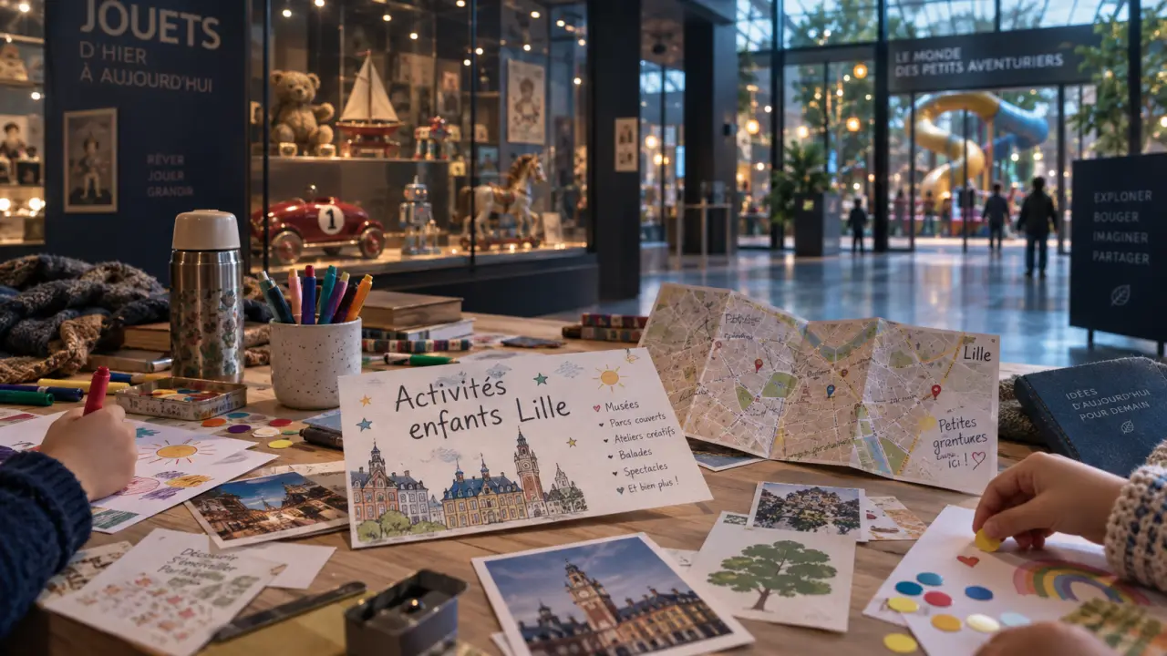 Activités enfants Lille : idées de sorties selon âge, météo et budget