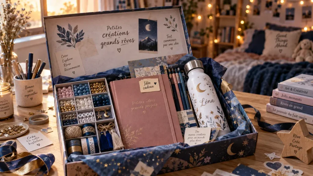 Idée cadeau fille 11 ans : coffret loisirs créatifs, sans trop enfantin