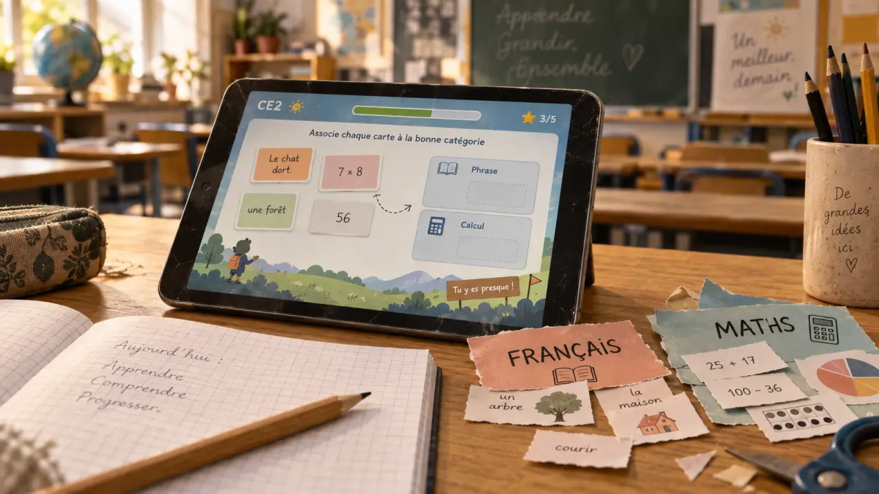 Jeux éducatifs CE2 sur tablette : réviser sans corvée