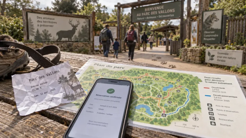 Billets pour cerza parc des safaris : confirmation de réservation sur billets
