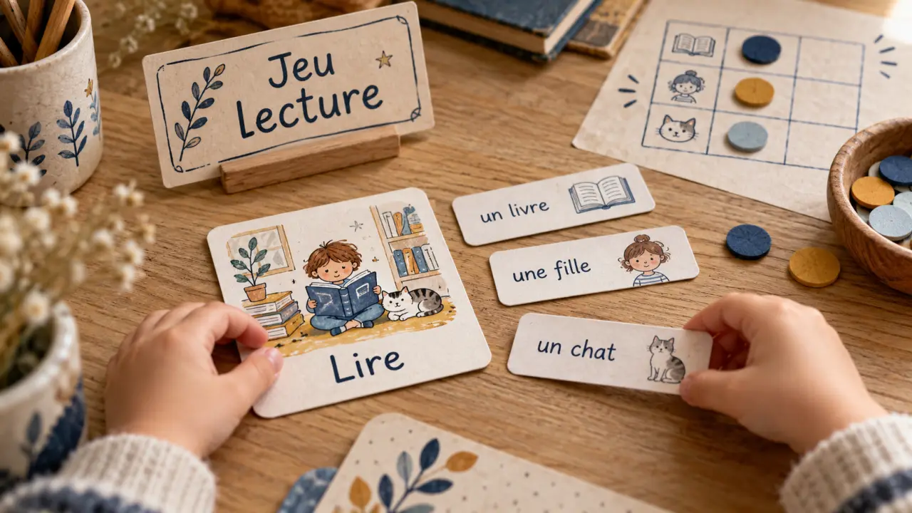 Jeux éducatifs CE1 : jeu lecture avec cartes et défis